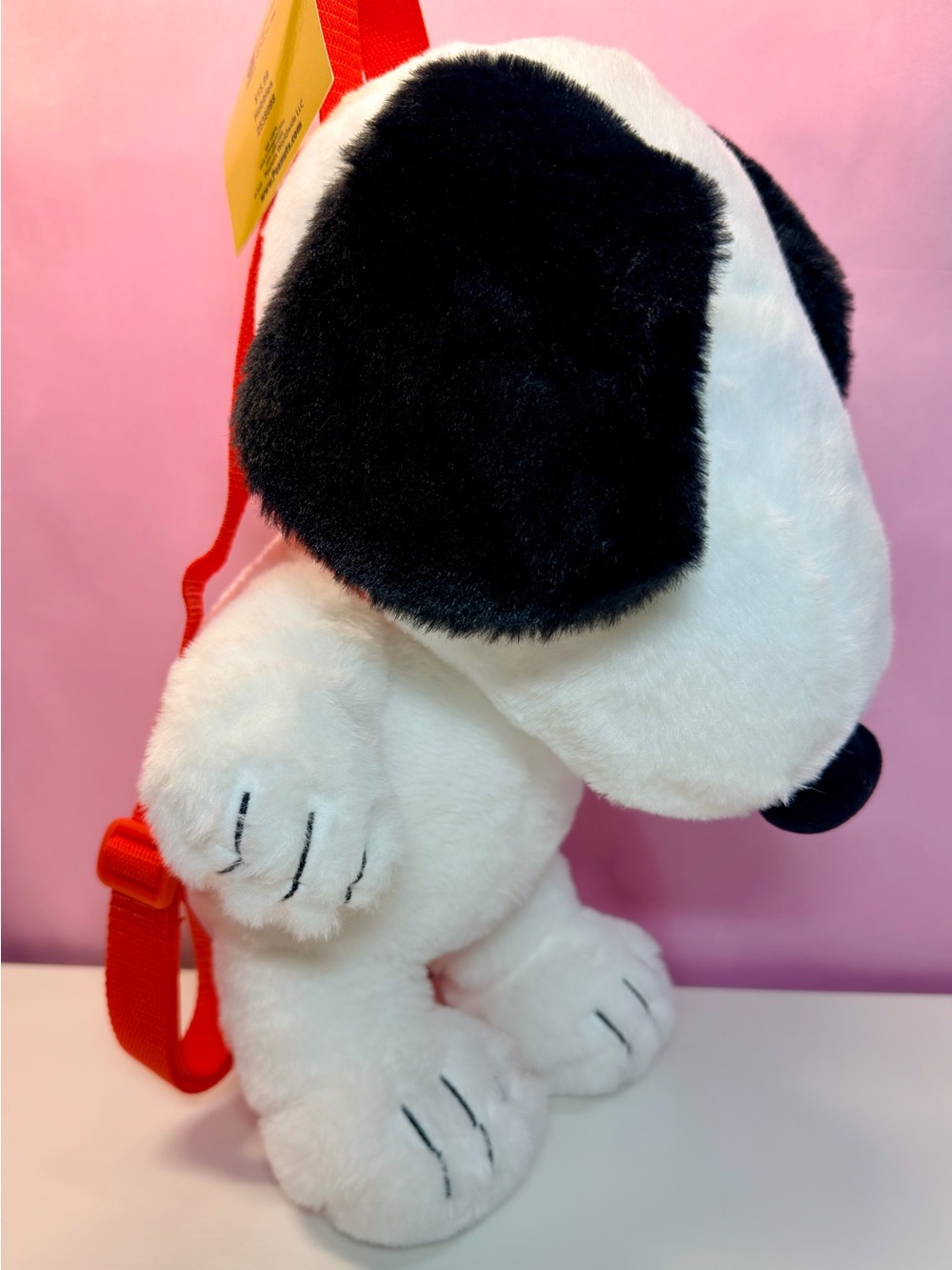 Snoopy Plush Black & White Backpack - Peanuts